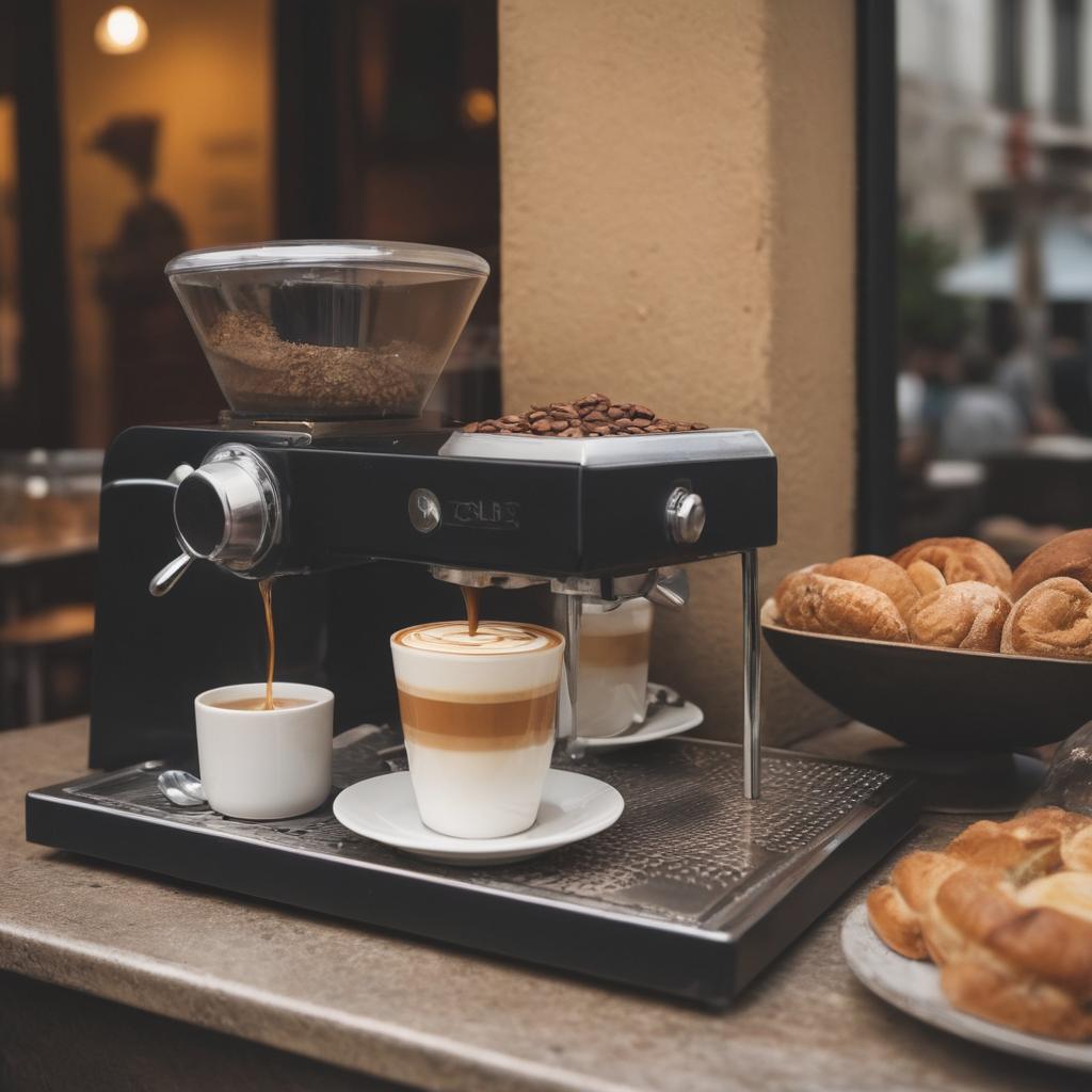 At Café de L'Horloge in Aix en Provence, patrons line up for expertly brewed espressos and café au laits made with freshly ground Pacamaras or Bourbon beans, amidst vintage décor and lively conversation, celebrating the simple joy of a world-class coffee experience.